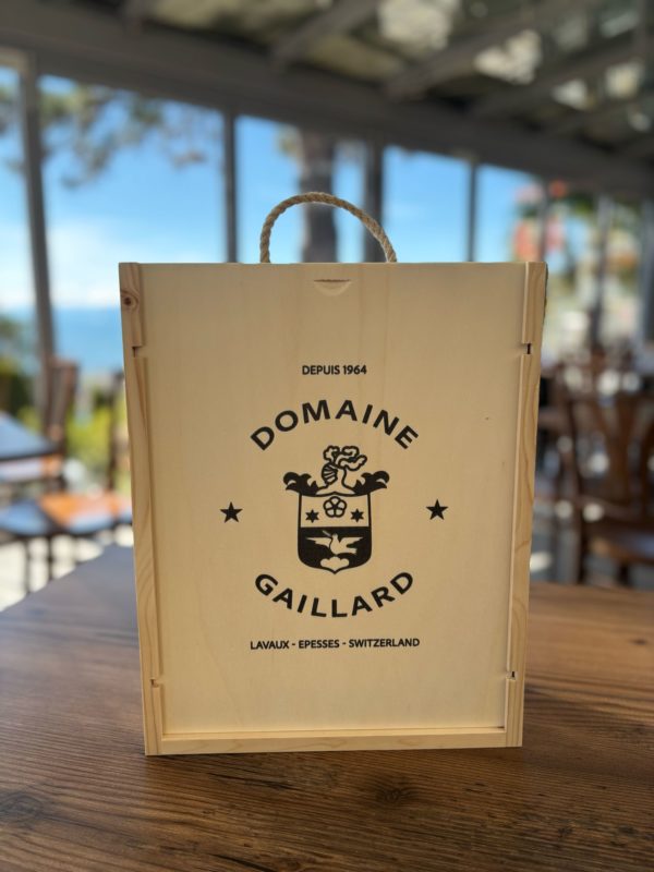 Caisse en bois pour 3 bouteilles