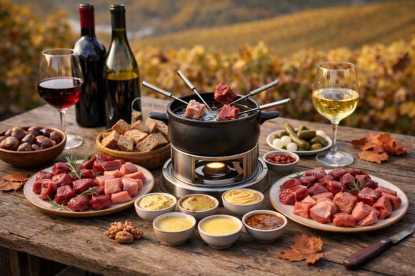 Trilogie de Viandes & Vins : La Fondue Chasseur
